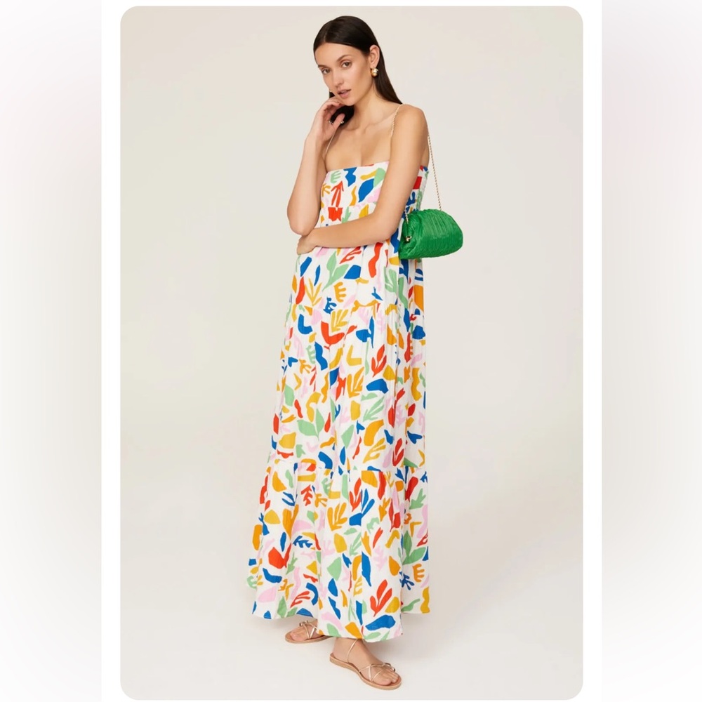 Show Me Your MuMu Long Weekend Maxi Dress Boho Colorful Whimsical Artsy Medium